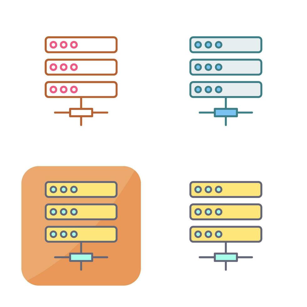 icône de vecteur de serveur