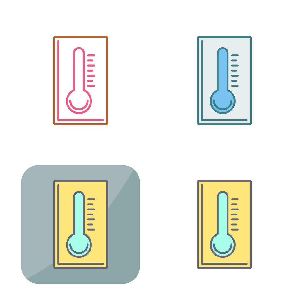 icône de vecteur de thermomètre