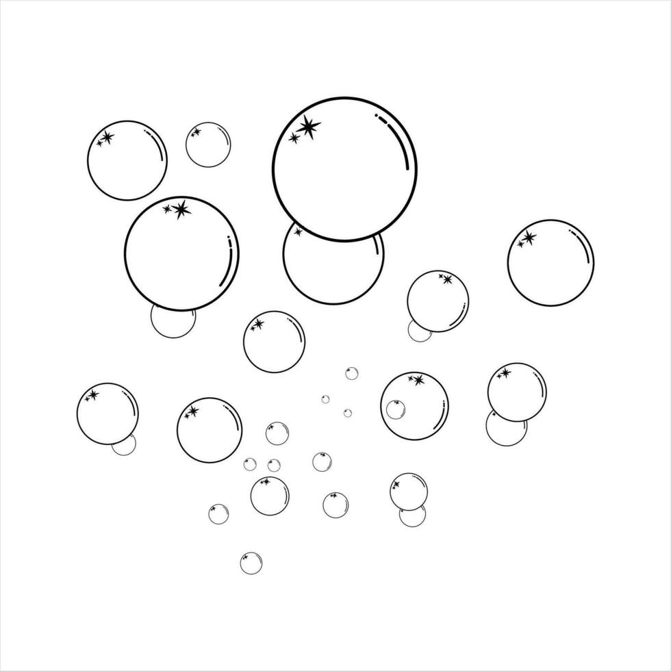 modèle de conception d'illustration vectorielle icône bulle vecteur