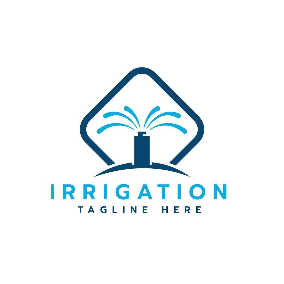 irrigation un service Créatif moderne logo conception vecteur