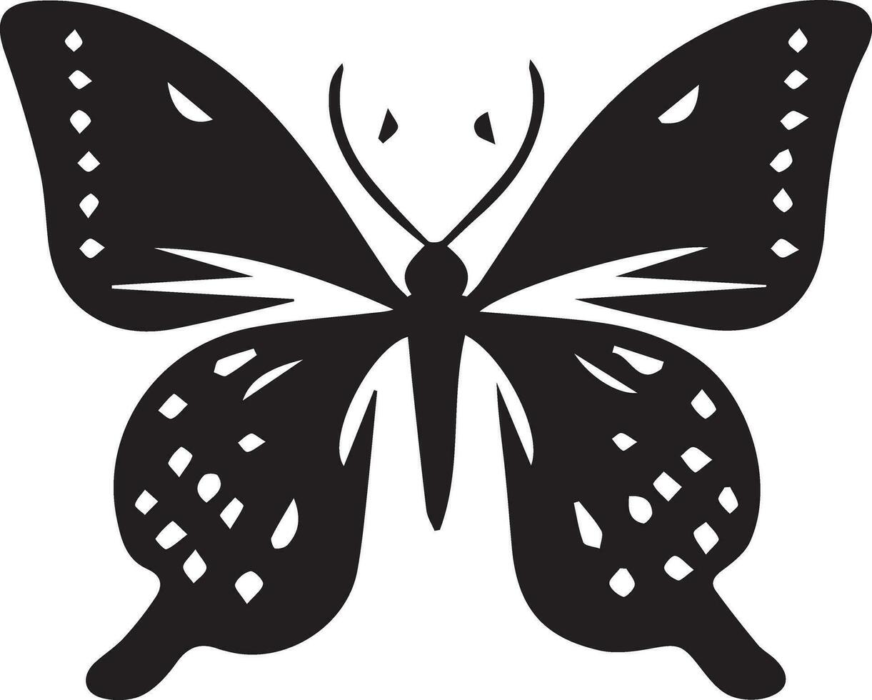 papillon vecteur silhouette illustration dix
