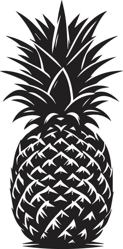 griffonnage d'ananas, ananas, dessin à la main de contour dégradé vert  orang de couleur, sur fond blanc, isolé. vecteur 7947778 Art vectoriel chez  Vecteezy