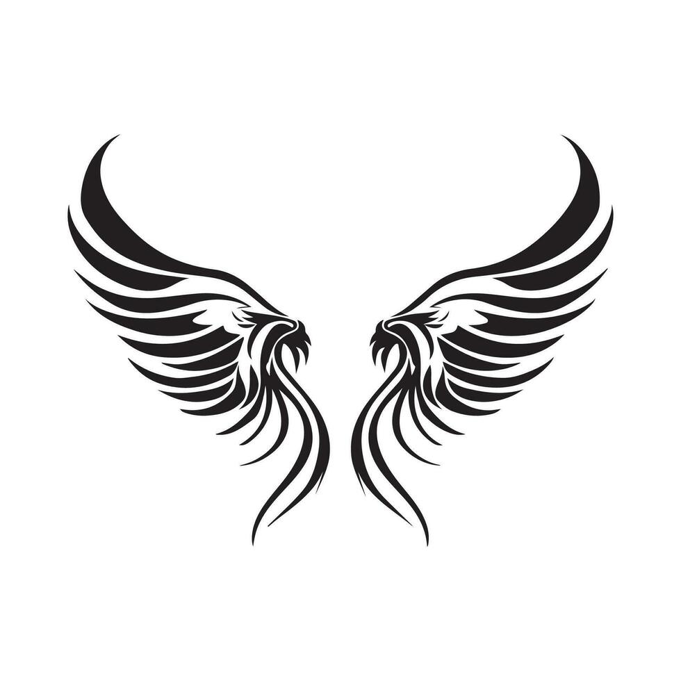 ailes image vecteur art, conception et logo