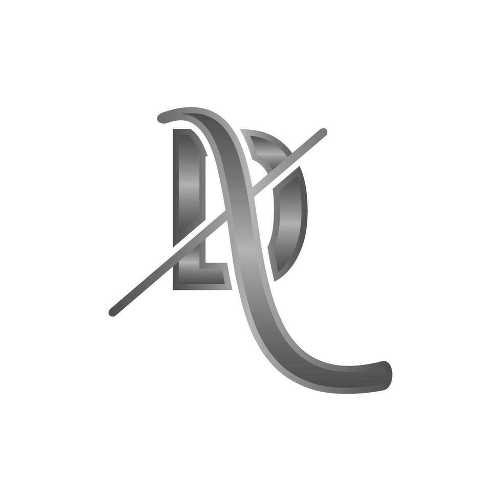 lettre dx luxe moderne monogramme logo vecteur conception, logo initiale vecteur marque élément graphique illustration conception modèle