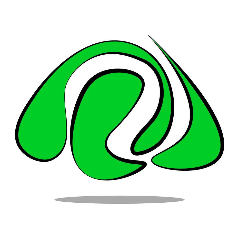 moderne vert logo conception vecteur