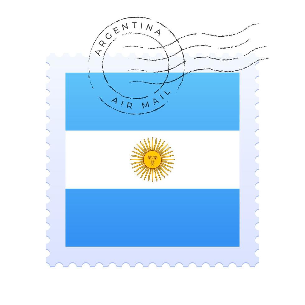 cachet de l'argentine vecteur