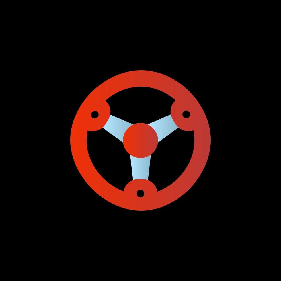 icône de roue de voiture vecteur