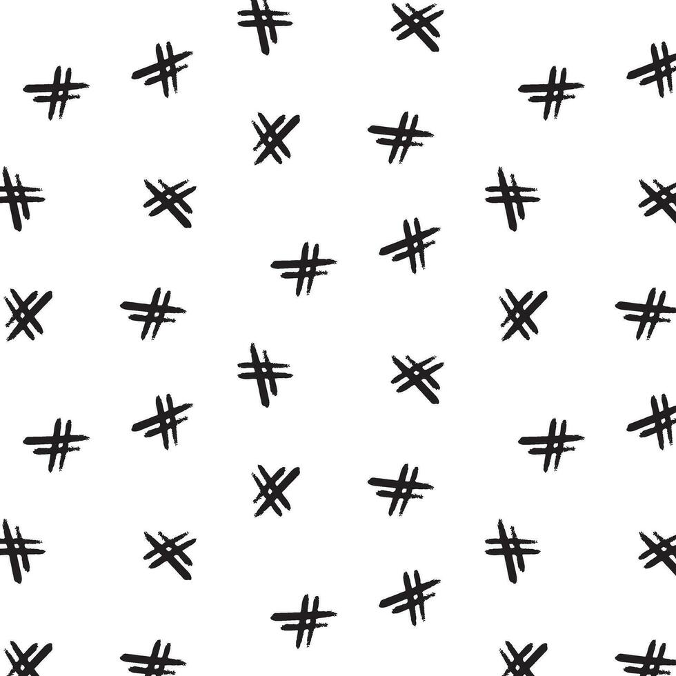 chaotique grunge hashtags modèle, sans couture modèle sur une transparent Contexte. vecteur modèle.