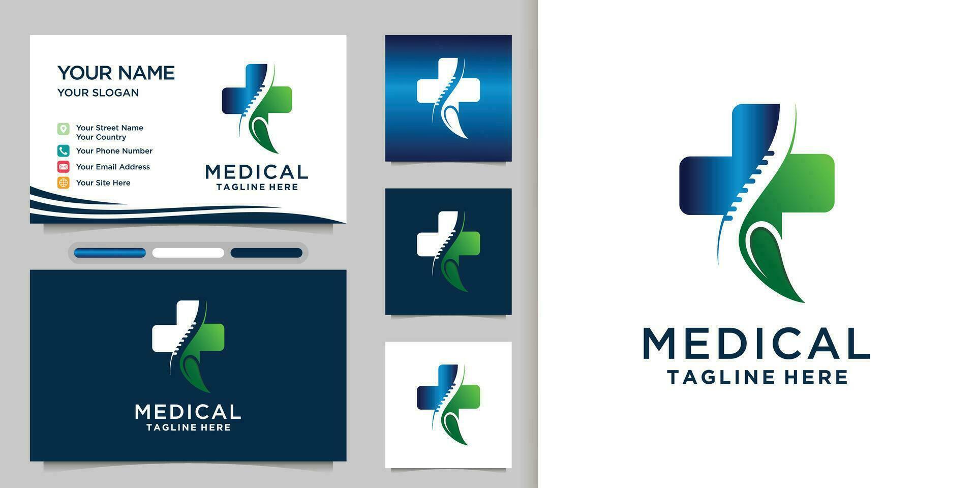 médical santé logo conception modèles unique concept avec Créatif prime vecteur