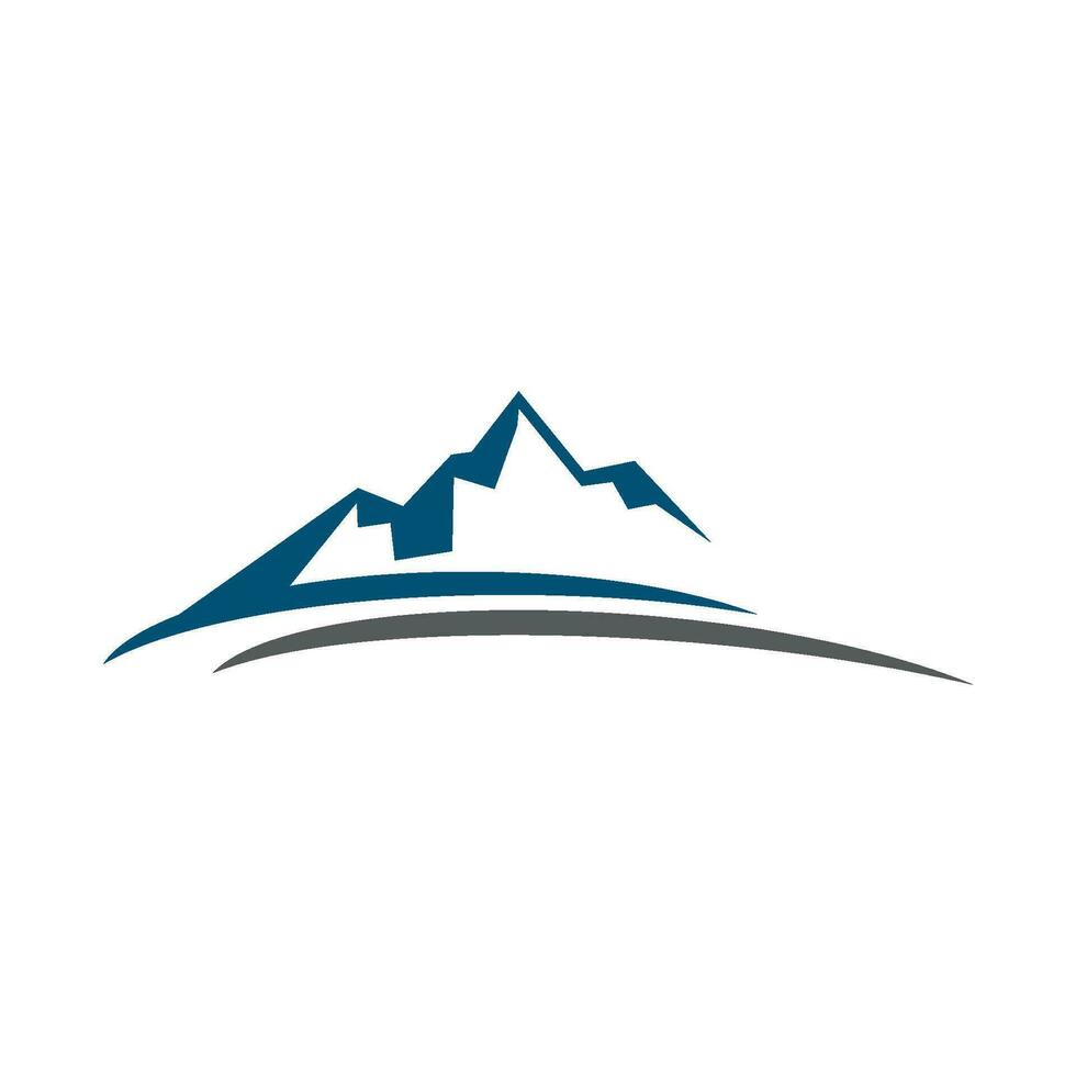 logo d & # 39; icône de montagne vecteur