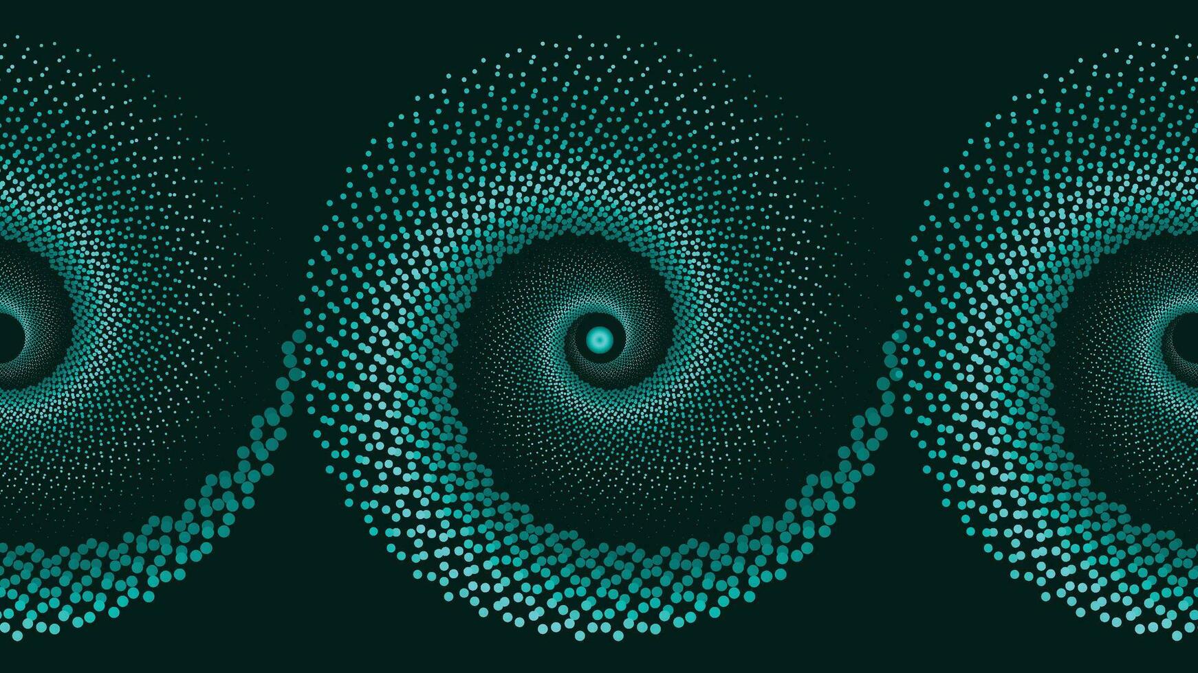 abstrait spirale vert rond vortex Contexte pour votre Créatif projet. vecteur