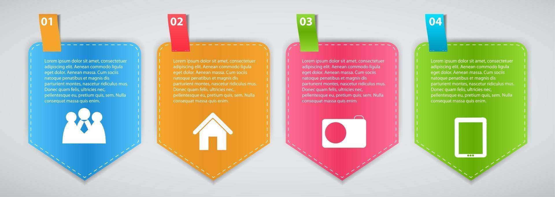 modèle d'infographie illustration vectorielle d'affaires vecteur