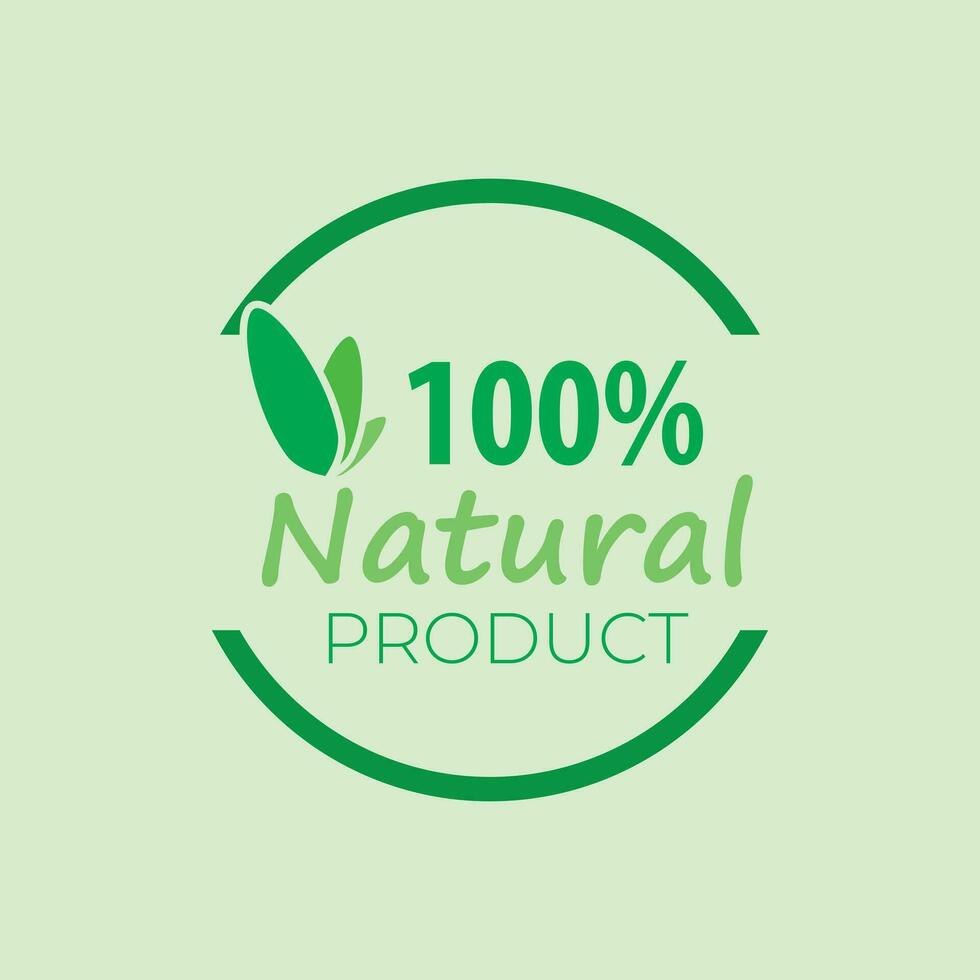 Naturel vert Contexte logo vecteur