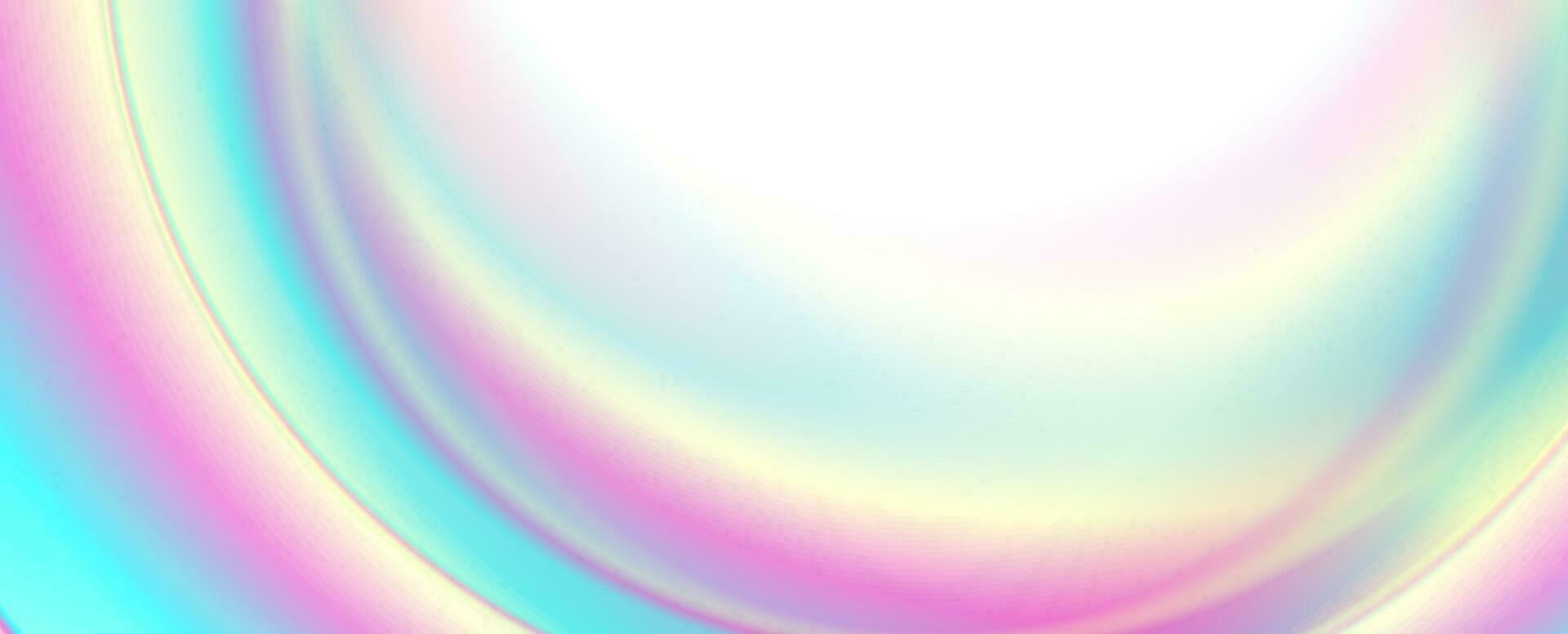 coloré holographique abstrait liquide lisse vagues Contexte vecteur