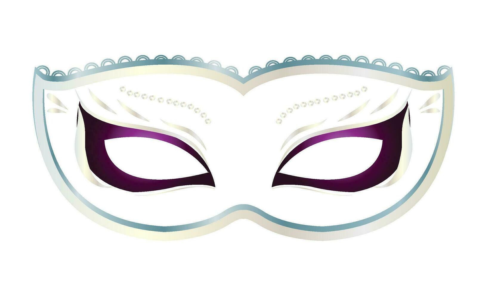vecteur vénitien carnaval masque sur blanc Contexte