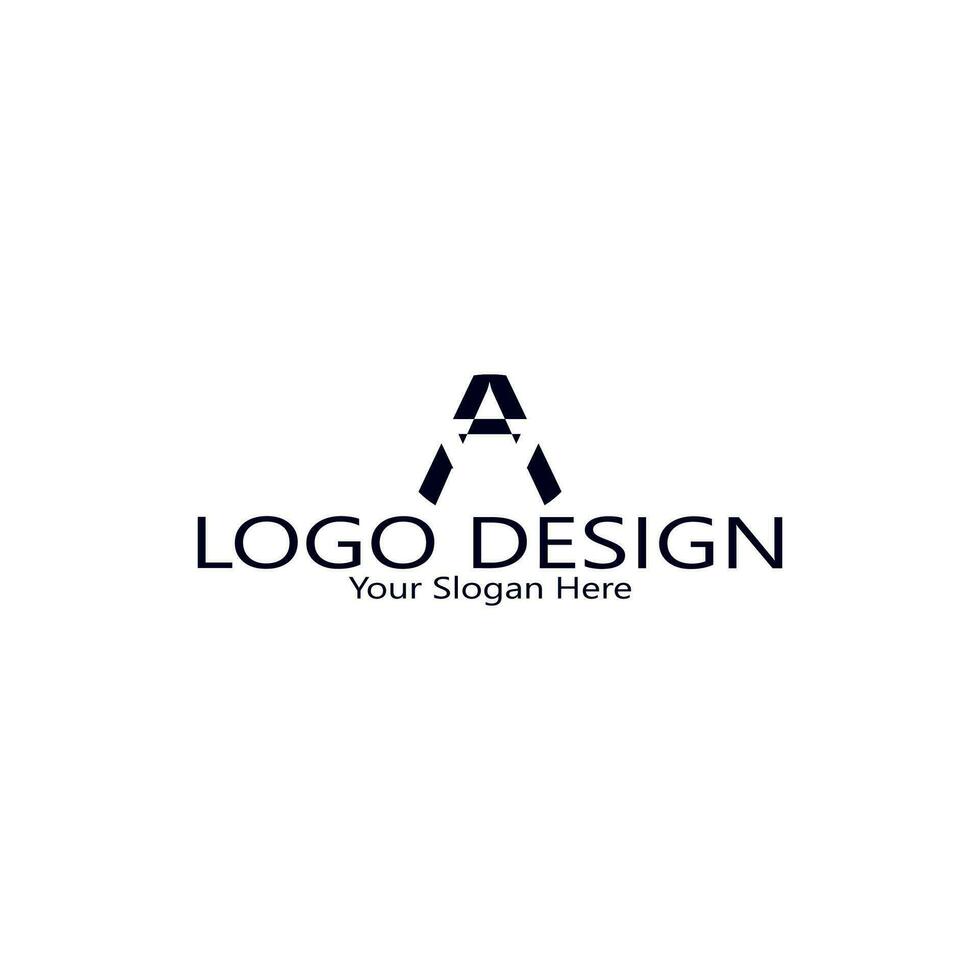 unique luxe minimal alphabet lettre une logo. minimaliste Anglais lettre une logo éléments. professionnel entreprise logo. Facile une logotype. typographie une logo conception élément. vecteur