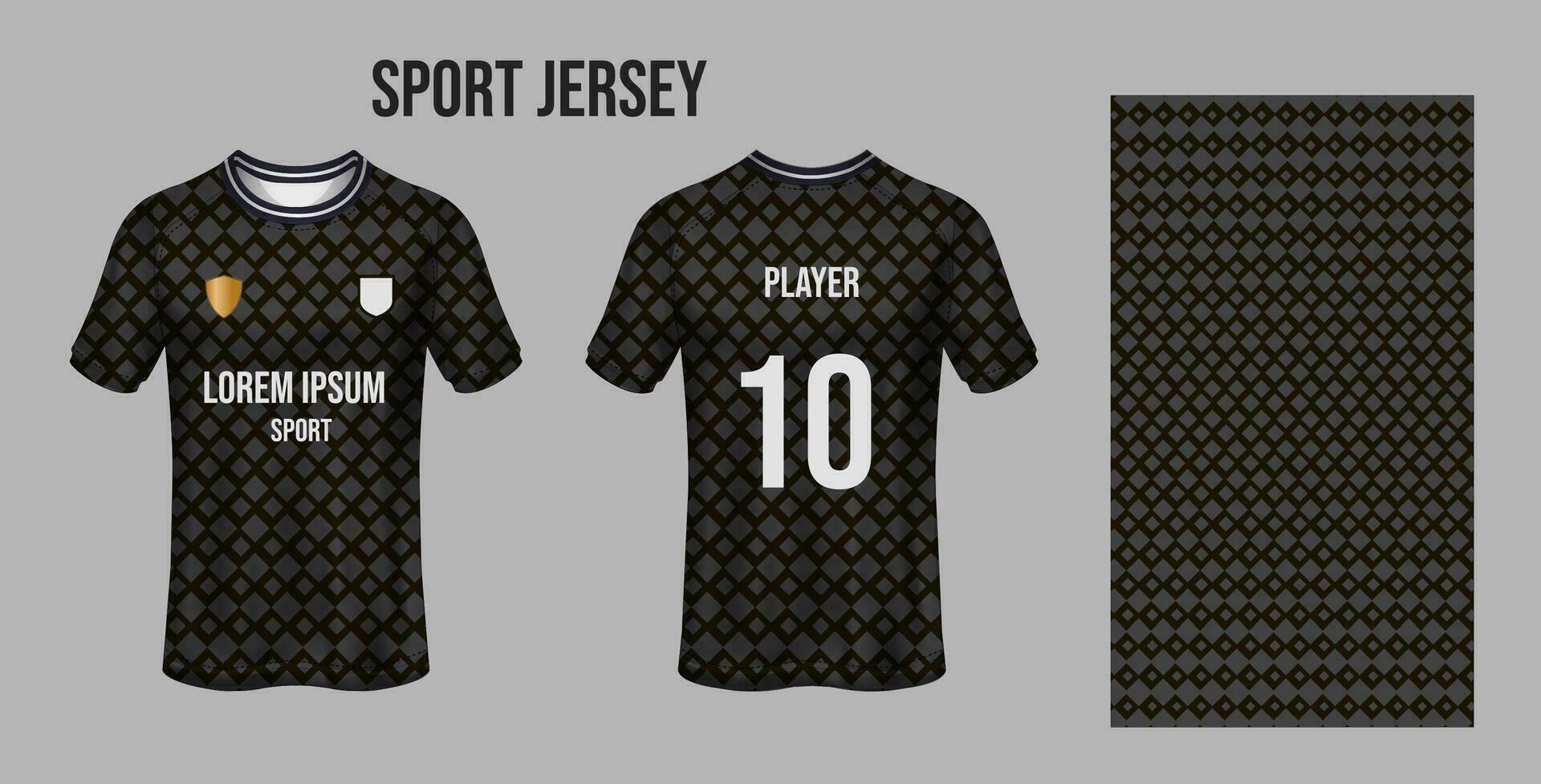 sport Jersey conception en tissu textile pour sublimation vecteur