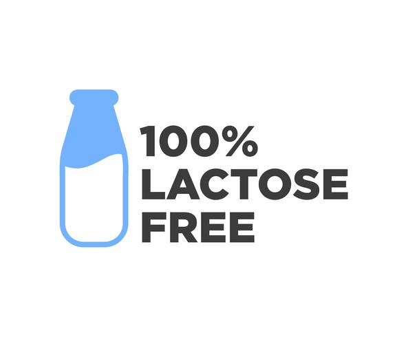Icône de vecteur libre de lactose.