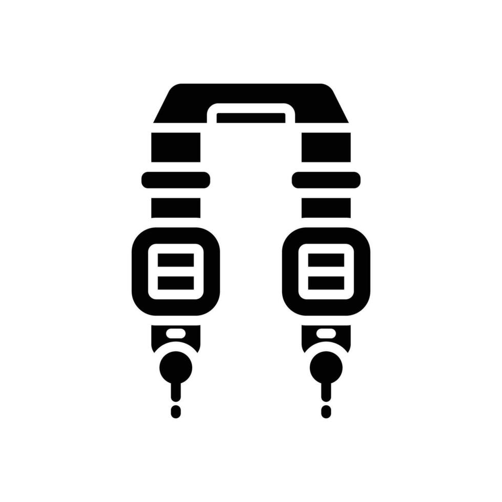 caméra sangle glyphe icône. vecteur icône pour votre site Internet, mobile, présentation, et logo conception.