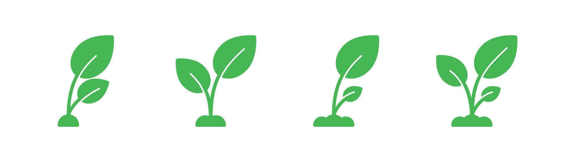 vert éco feuille. écologie illustration. éco symbole. écologie plante icône. vert éco signe. Stock vecteur illustration.