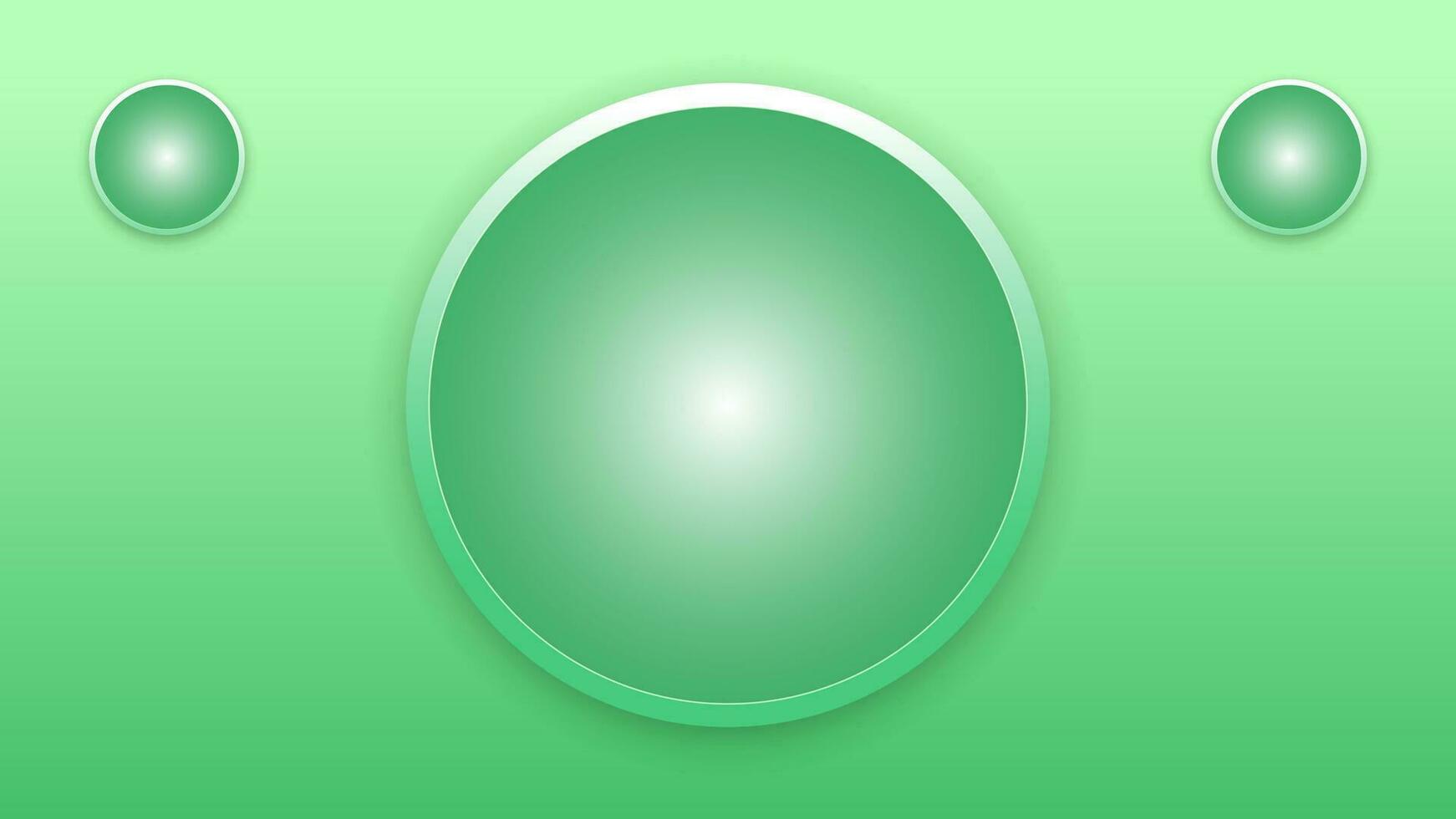 3d Contexte géométrique lumière foncé vert blanc abstrait moderne Profond cercle portail trou pente vecteur