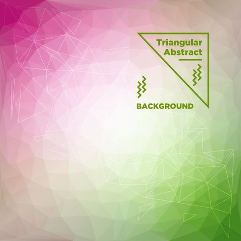 Fond polygonale triangulaire vecteur