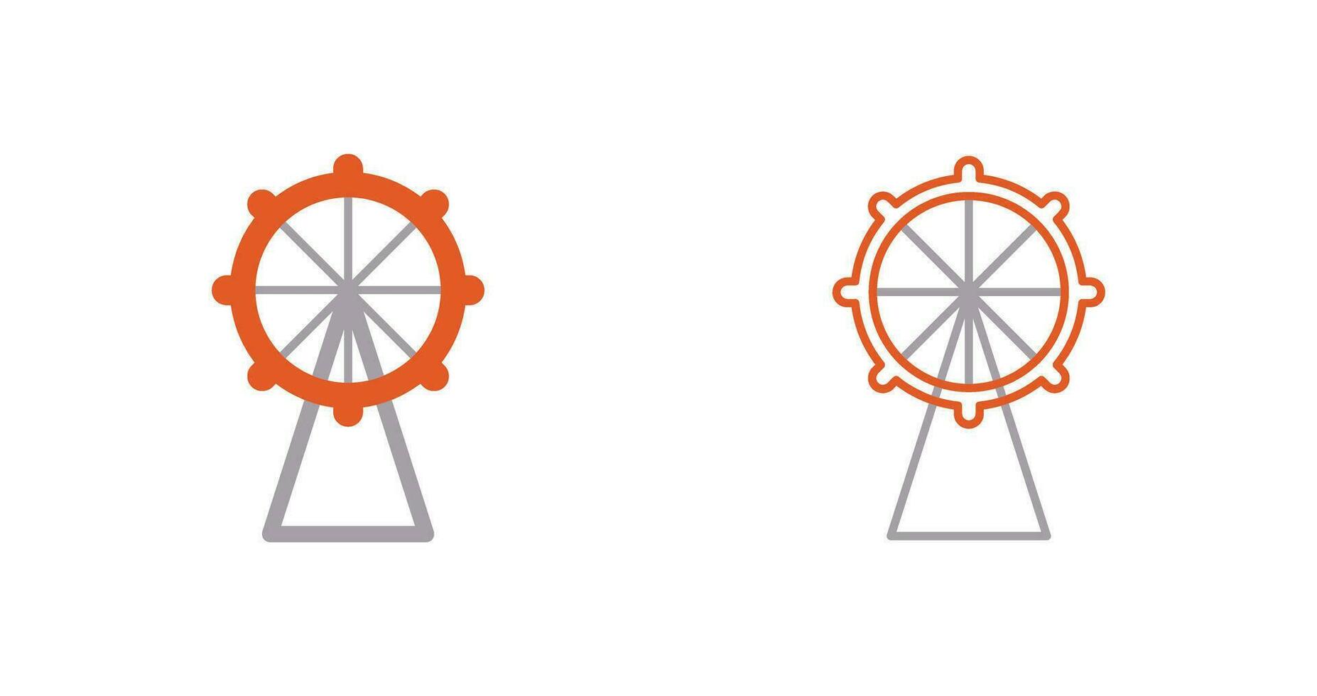 icône de vecteur de grande roue