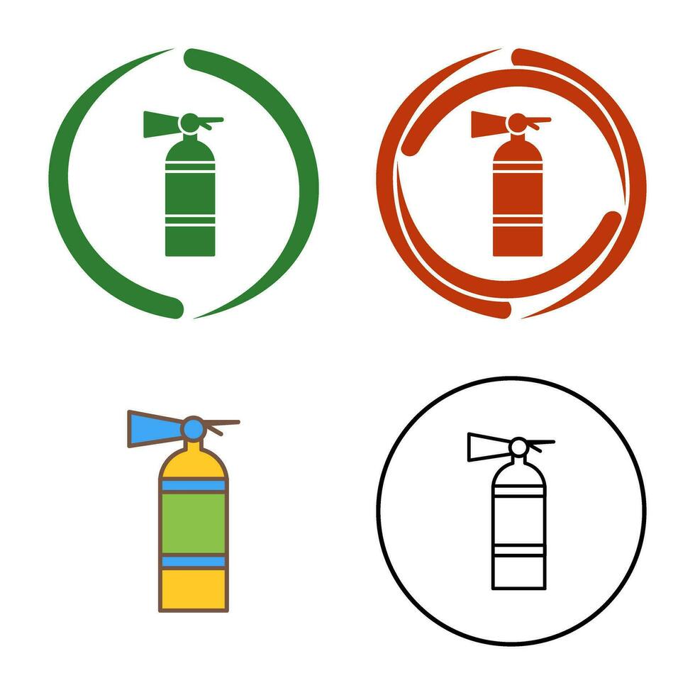 icône de vecteur d'extincteur