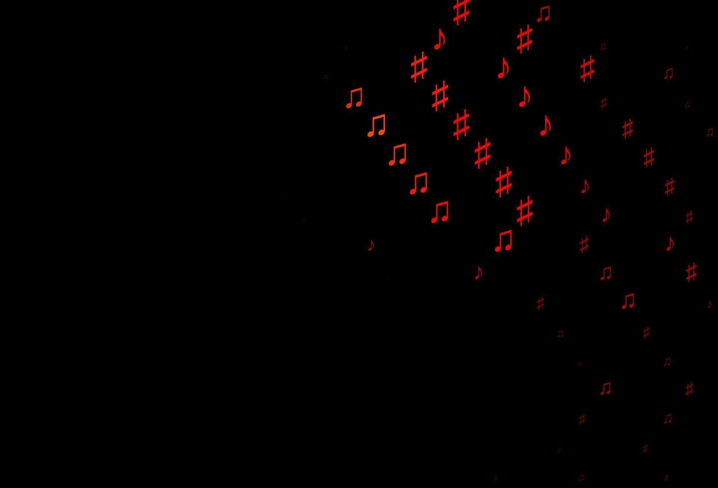 motif vectoriel rouge foncé avec des éléments de musique.