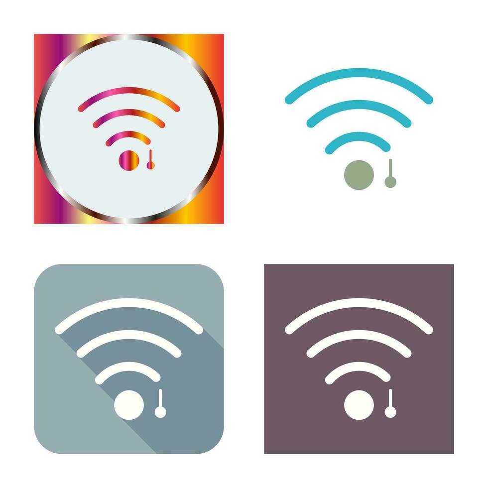 icône de vecteur de signe wifi unique