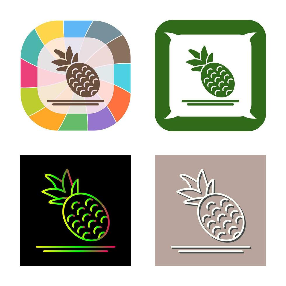 icône de vecteur d'ananas