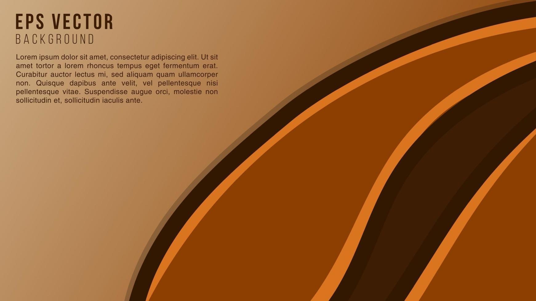 illustration vectorielle de café fond marron vecteur