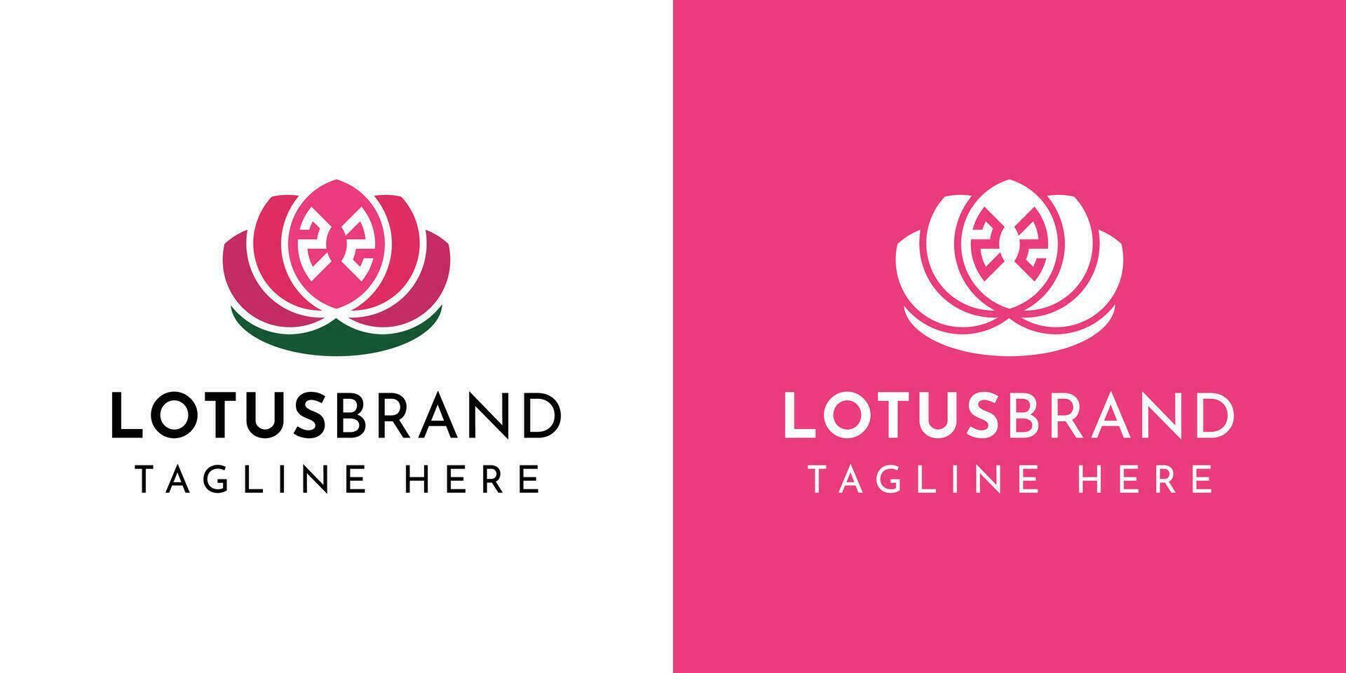 lettre zz lotus logo, adapté pour affaires en relation à lotus fleur avec zz initial. vecteur