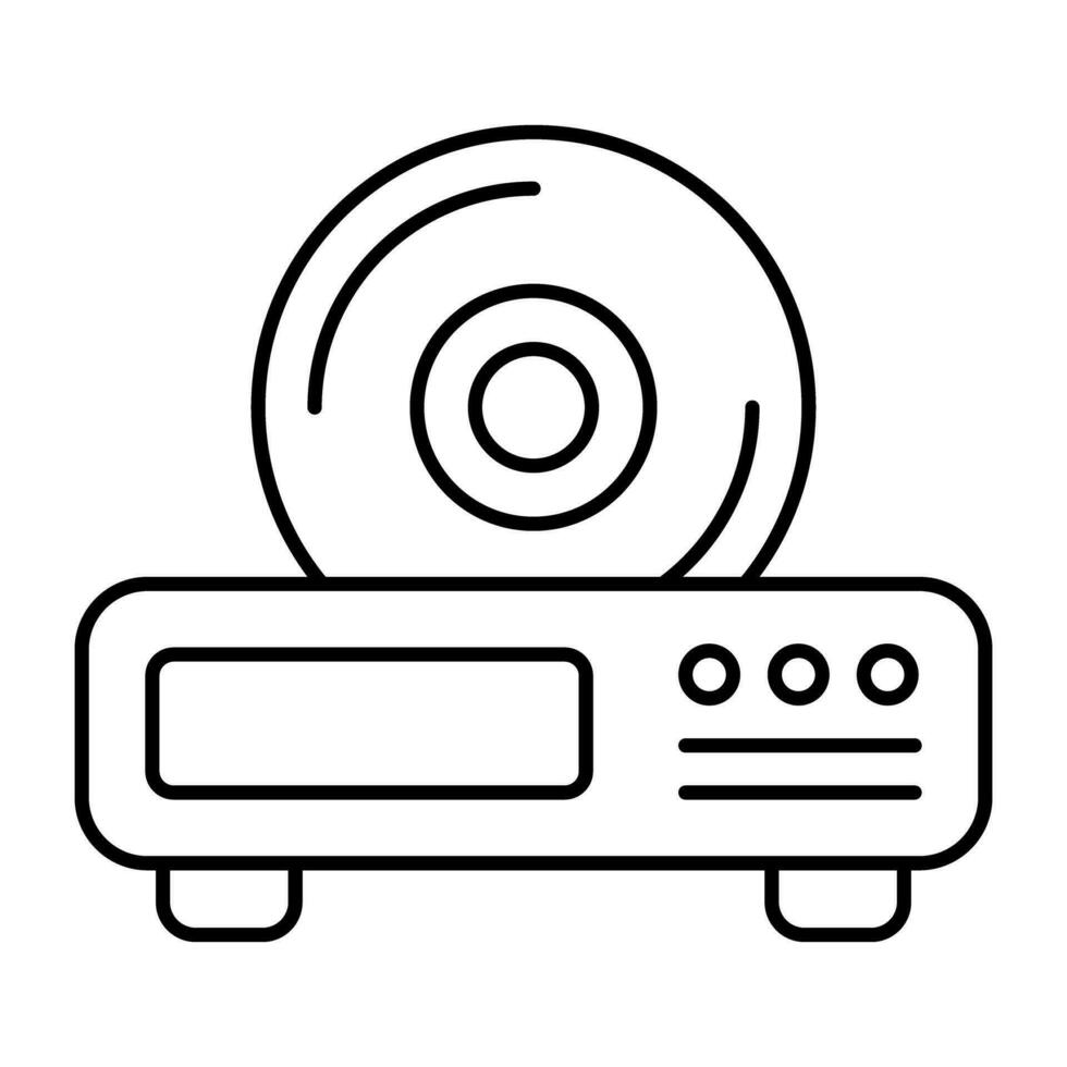icône de conception parfaite de cd rom vecteur