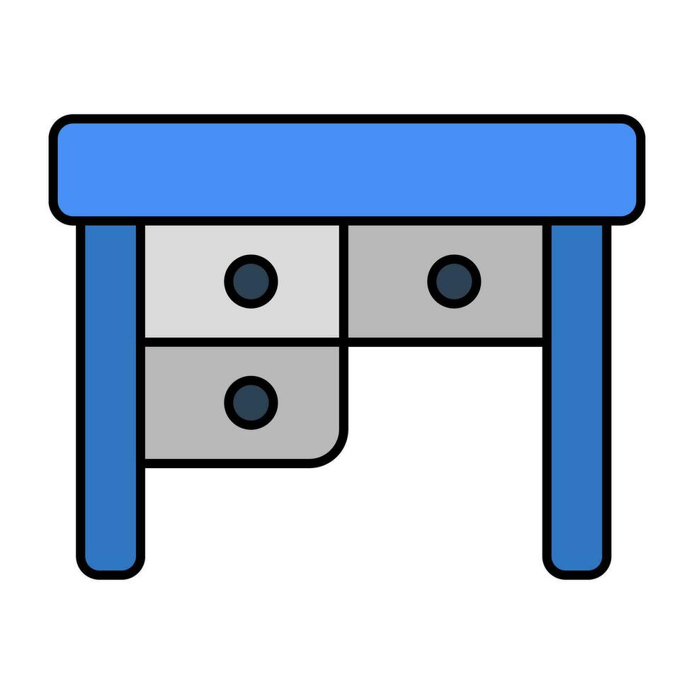 prime Télécharger icône de tiroir table vecteur