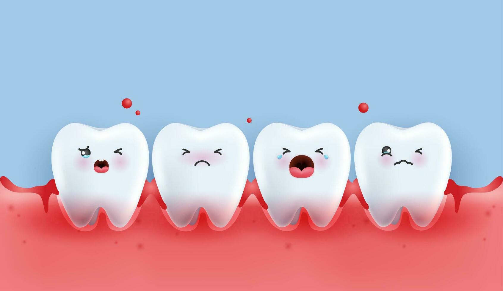 dentaire se soucier illustration ensemble. dentistes traiter les dents pourriture à éviter douleur lorsque mastication. les dents pourriture traitement concept. retirer plaque, traiter les dents carie. médical applications, sites Internet et hôpital. vecteur. vecteur