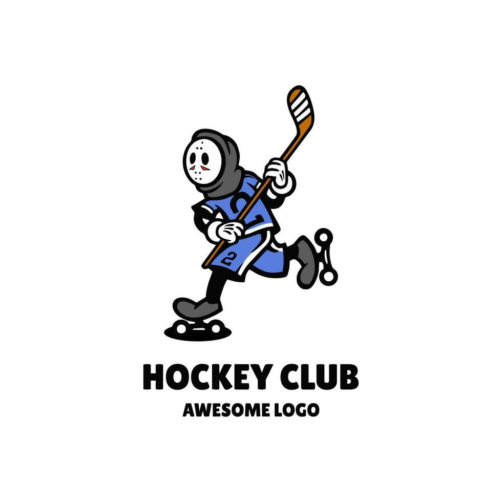 le hockey club logo vecteur