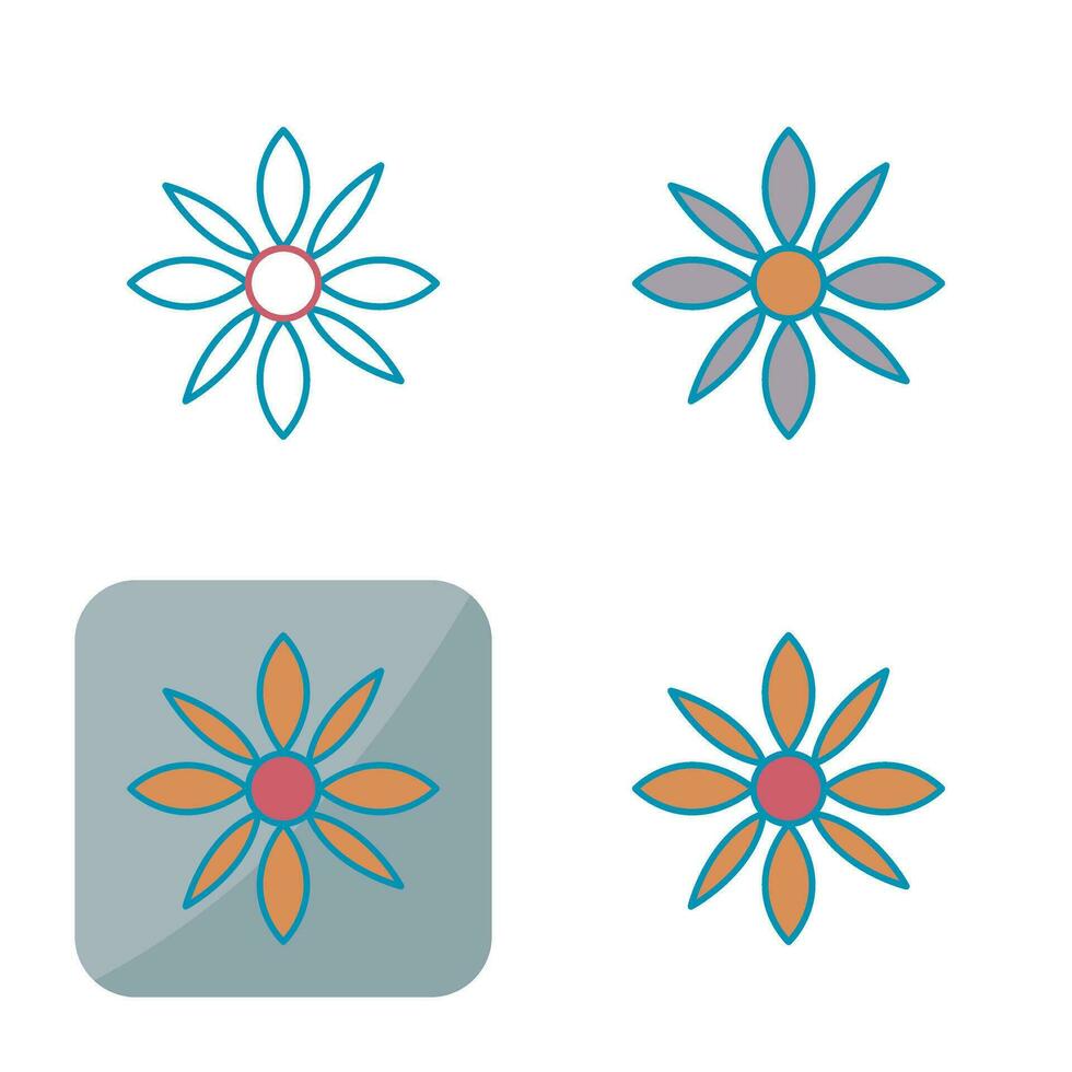 icône de vecteur de fleur