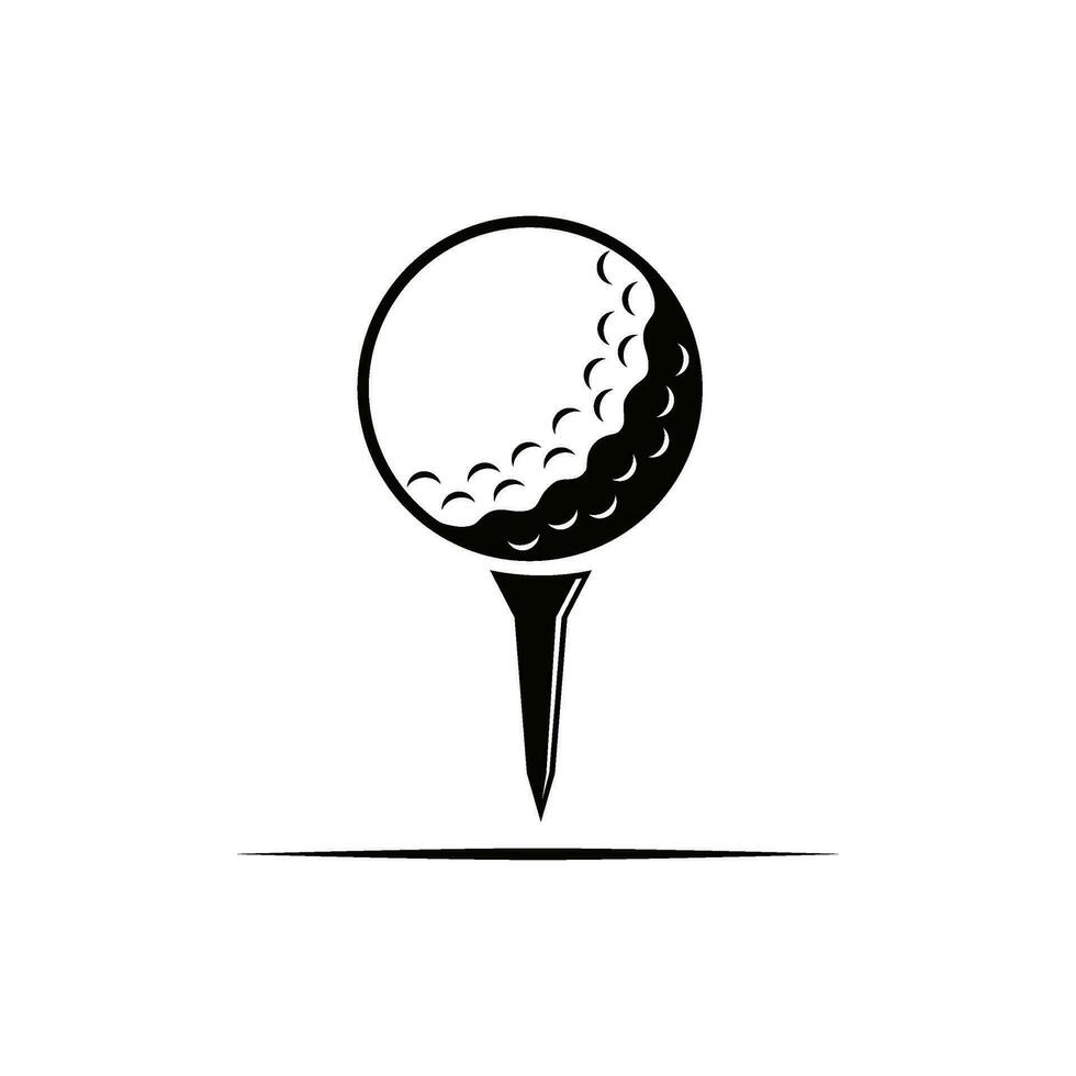 professionnel le golf vecteur logo modèle