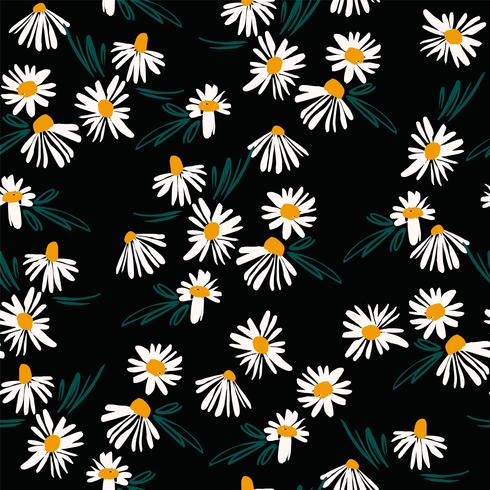 Floral pattern sans soudure. Conception de vecteur