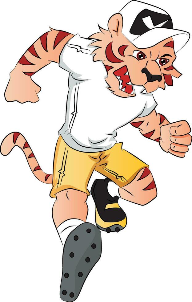 vecteur de tigre mascotte.