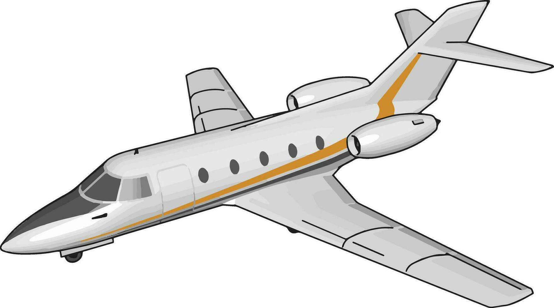 avion ses de base structure vecteur ou Couleur illustration