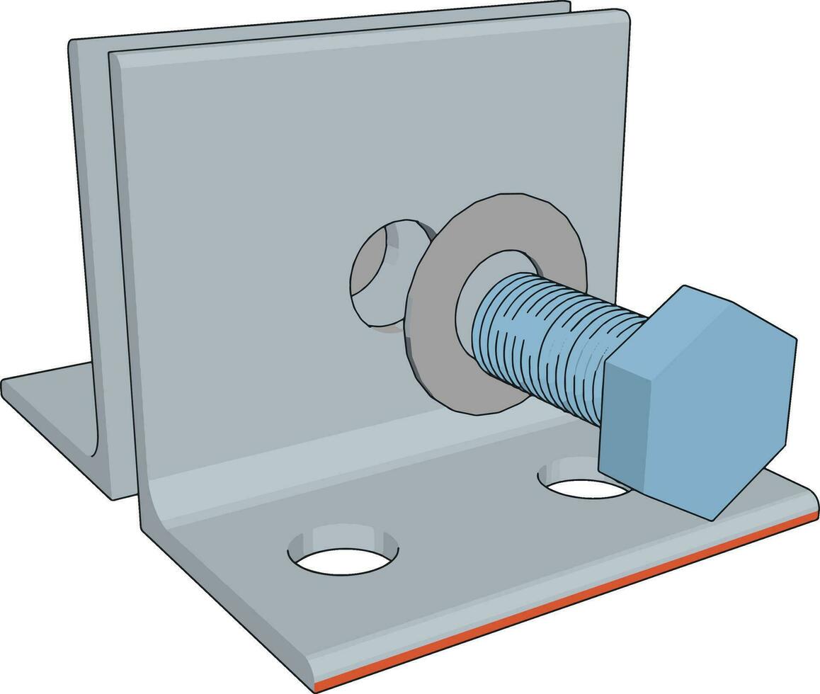 levier blanc, illustration, vecteur sur fond blanc.