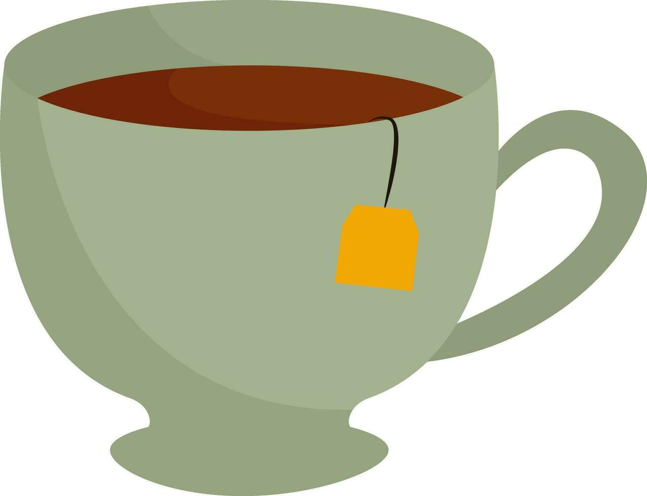 thé tasse vecteur ou Couleur illustration