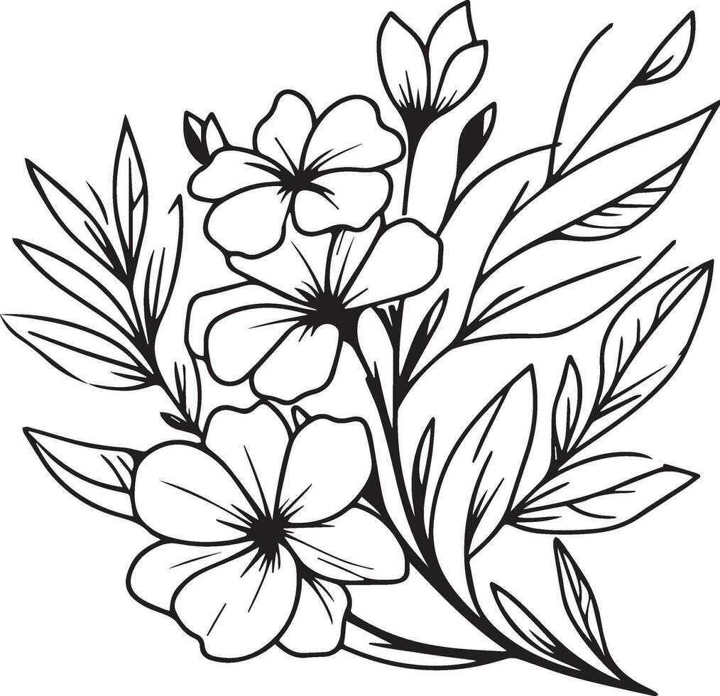 Célibataire ligne dessin de beauté Frais pervenche pour Accueil mur art décor. imprimable affiche décoratif épée pervenche fleur concept. moderne ligne dessin catharanthus fleur conception vecteur illustration