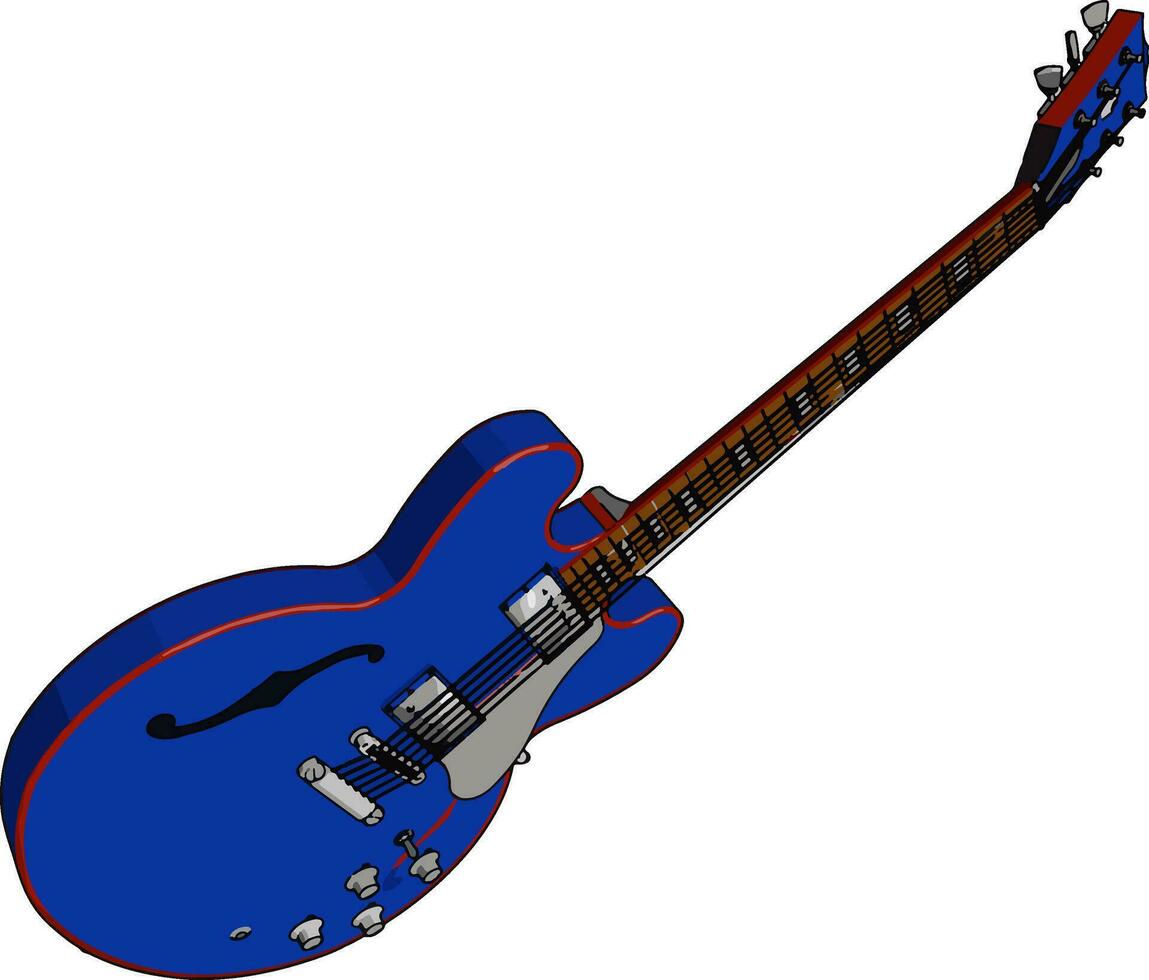 utilisation de guitare dans divers genres vecteur ou Couleur illustration