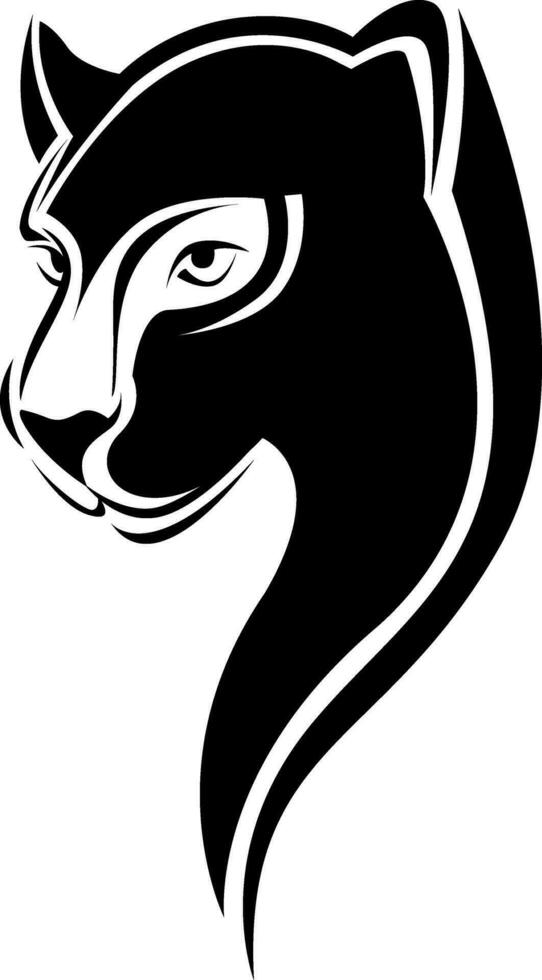 léopard tête tatouage, tatouage illustration, vecteur sur une blanc Contexte.