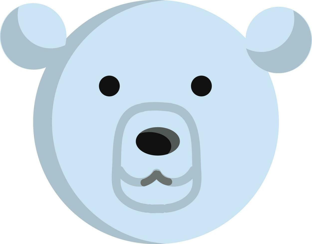 polaire ours illustration vecteur sur blanc Contexte