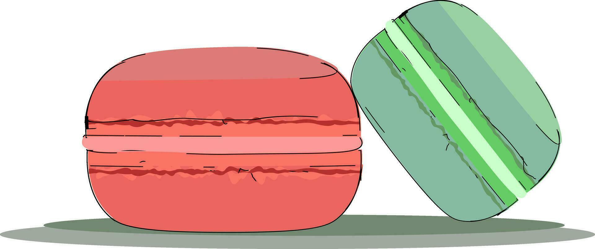 coloré macarons vecteur ou Couleur illustration