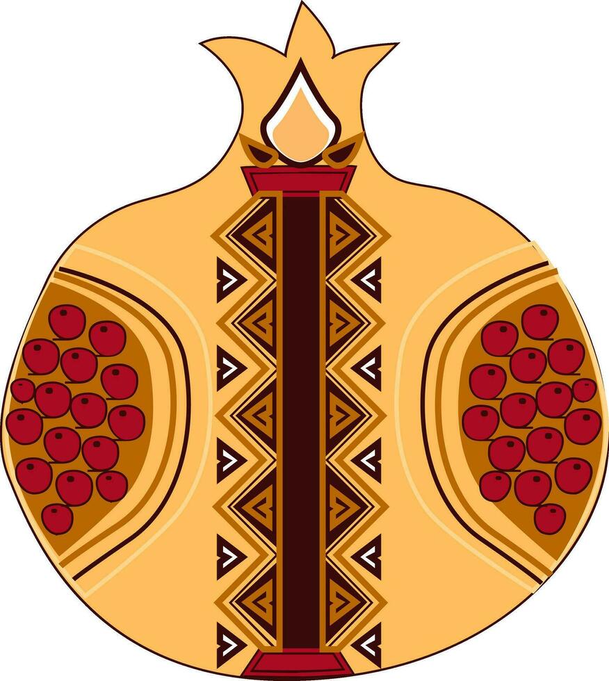 arménien Grenade, vecteur ou Couleur illustration.